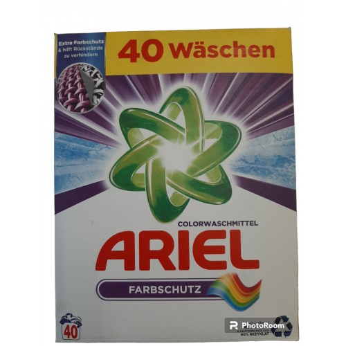Прах за цветно пране Ariel Colorwashmittel Farbschutz 2.6kg 40пранета | Procter and Gamble